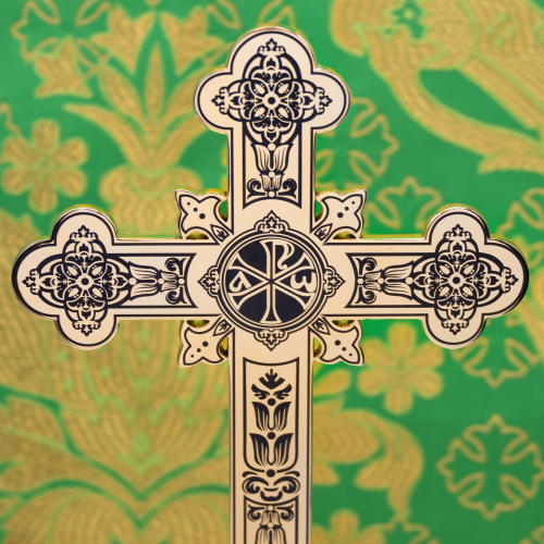 2.7.2829лп Крест настольный (Юв. сплав) фото 5 2.7.2829лп Крест настольный (Юв. сплав) фото 5