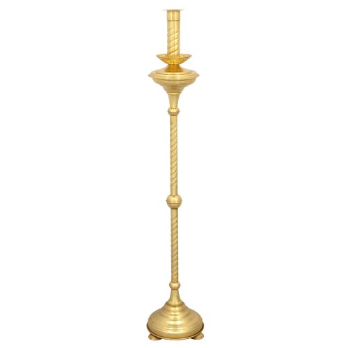 3190114 Подсвечник выносной с короткой трубой лак