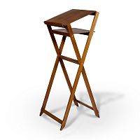 2260023 Аналой складной с деревянным верхом №1 с полкой