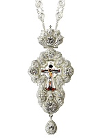 2.10.0499л-2/35л Крест с цепью (Юв. сплав)