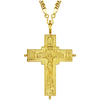 2.10.0067лп/1лп Крест с цепью