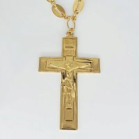 2.10.0166лп/46лп Крест с цепью