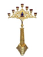 5.7.1912лм-2 Семисвечник (Юв. сплав)