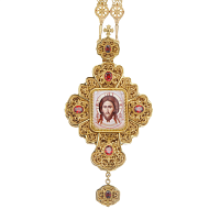 2.10.0442лп-2/1лп Крест с цепью (Юв. сплав)